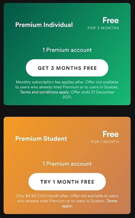 Spotify premium sign up